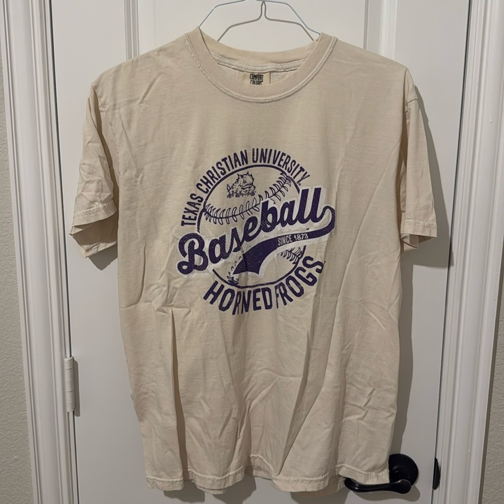 Comfort Colors TCU Baseball Shirt (Large)
